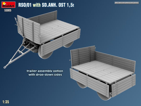 RSO/01 with Trailer Sd.Anh. Ost 1,5 t