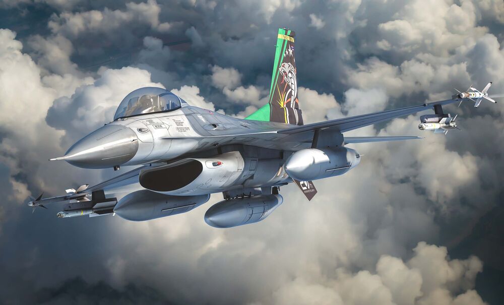 F-16A THAI AF with IRIS-T