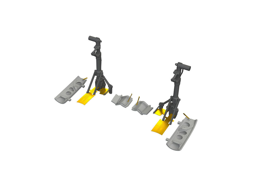 P-40E undercarriage legs PRINT  EDUARD