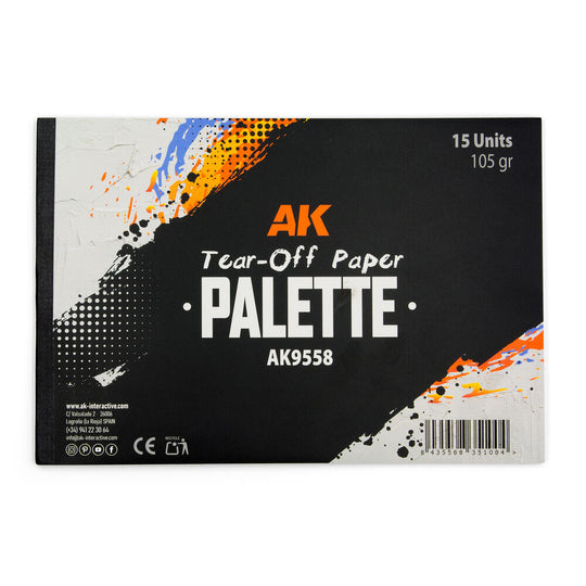 TEAR-OFF PAPER PALETTE 15 SHEETS
