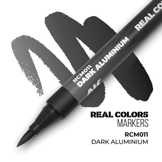 Real Colors Markers: DARK ALUMINIUM