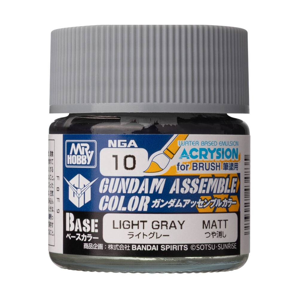 Acrysion GUNDAM ASSEMBLE COLOR (Base Color) (10 ml) Light Gray