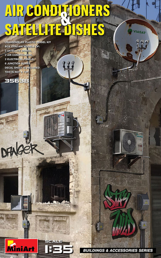 Air Conditioners & Satellite Dishes