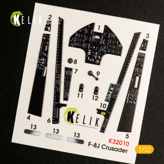 F-8J Crusader- Interior 3D Decal for Trumpeter kit
