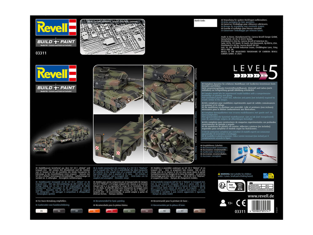SLT 50-3 "Elefant" + Leopard 2A4