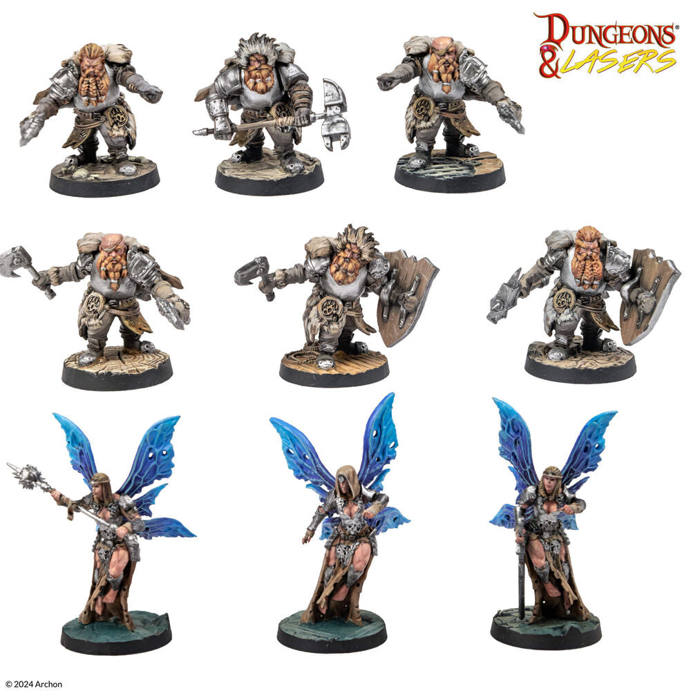 Dungeons & Lasers Miniatures: ARMIES OF DEUSLAIR