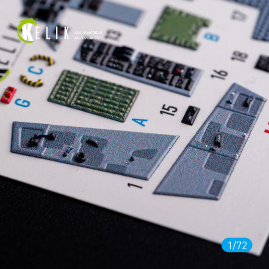 F-15C - interior 3D decals for FineMolds kit