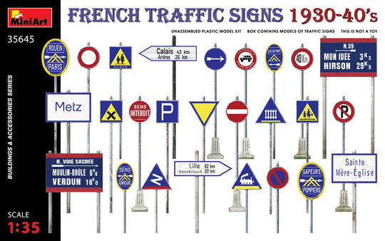 French Traffic Signs 1930-40’s