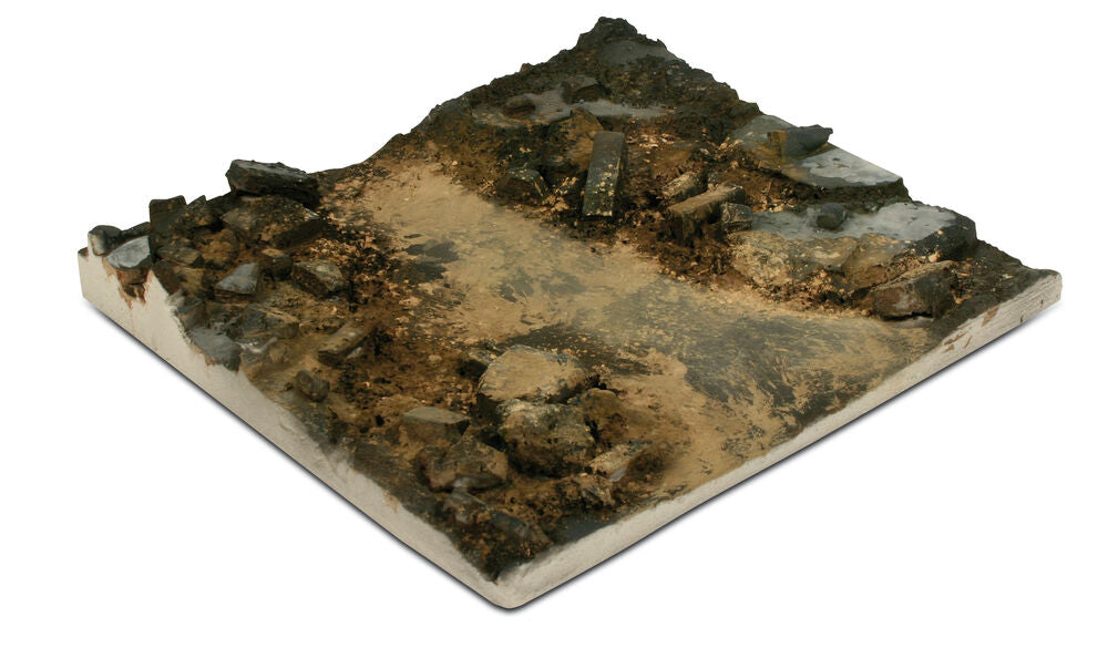 Vallejo Scenics: 14x14 Rubble Street Section 14 x 14 cm