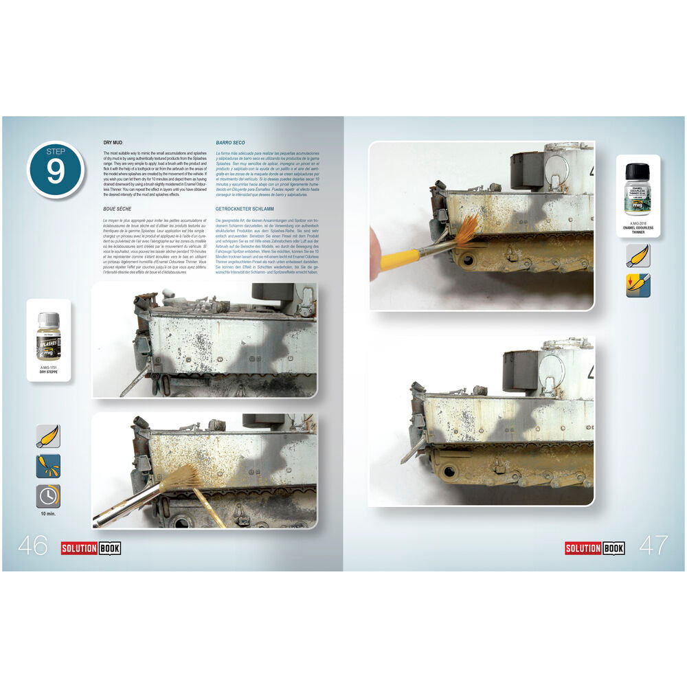 SOLUTION BOOK 17 - How to Paint WWII German Winter Vehicles - (Multilingual)