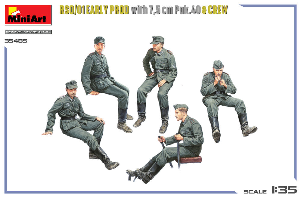 RSO/01 Early Prod. with 7,5 cm Pak.40 & Crew