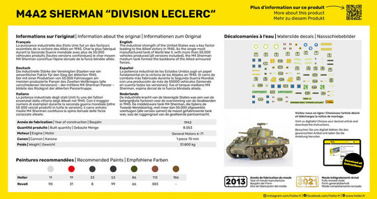 STARTER KIT M4A2 Sherman "Division Leclerc"