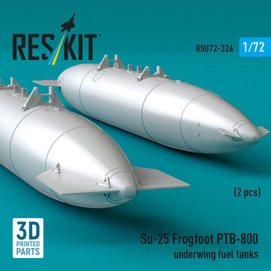 Su-25 Frogfoot PTB-800 underwing fuel tanks (2 pcs) (3D Printed)
