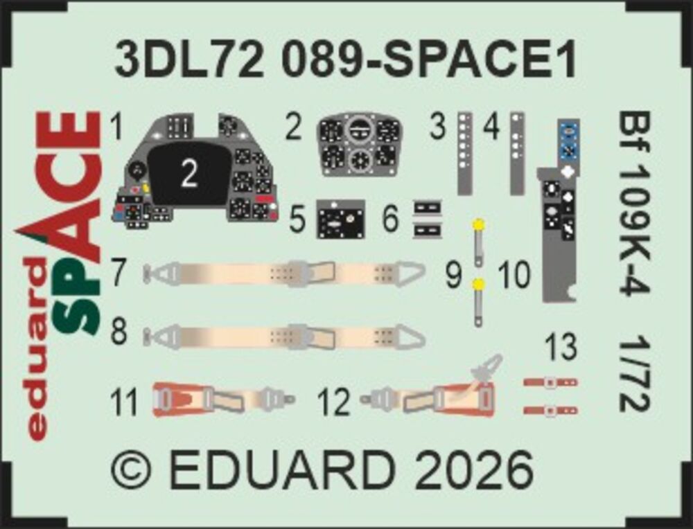 Bf 109K-4 SPACE for Eduard