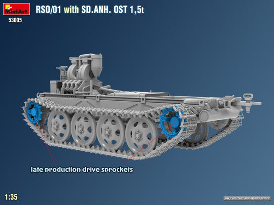 RSO/01 with Trailer Sd.Anh. Ost 1,5 t