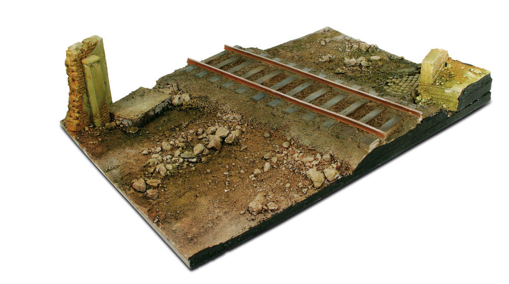 Vallejo Scenics: 31x21 Country Road Cross with Railway section 31 x 21 cm