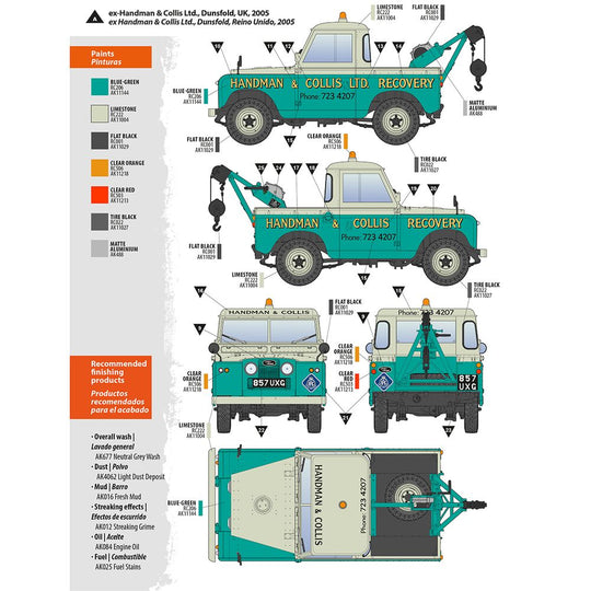 Land Rover 88 Series IIA -Crane / Tow Truck 1/35