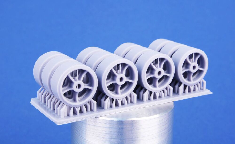 M36 Jackson Detailed Roadwheels (12 pcs.) for Tamiya