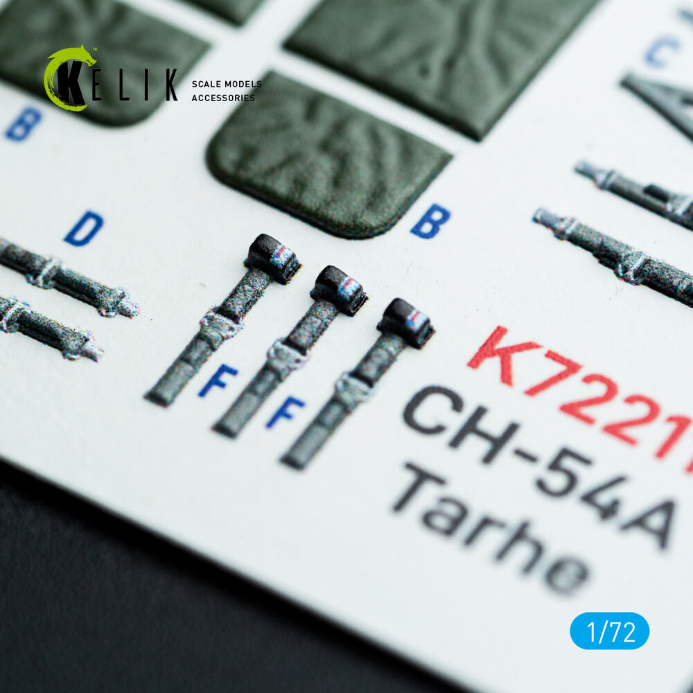 CH-54A Tarhe - interior 3D decals for Revell kit
