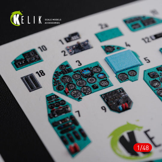 Mi-24D (Hind-D) interior 3D decals for Trumpeter kit