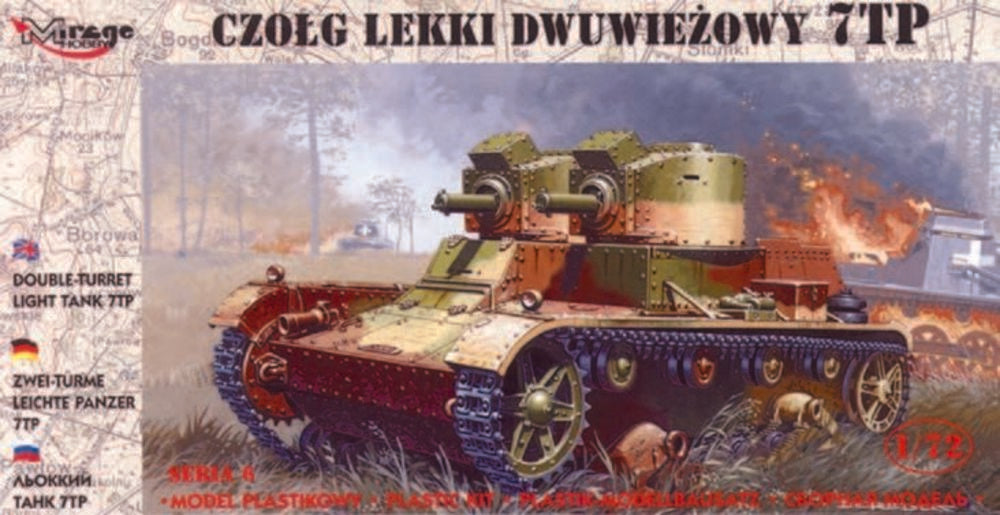 Leichter Panzer 7 TP mit Zwillingsturm