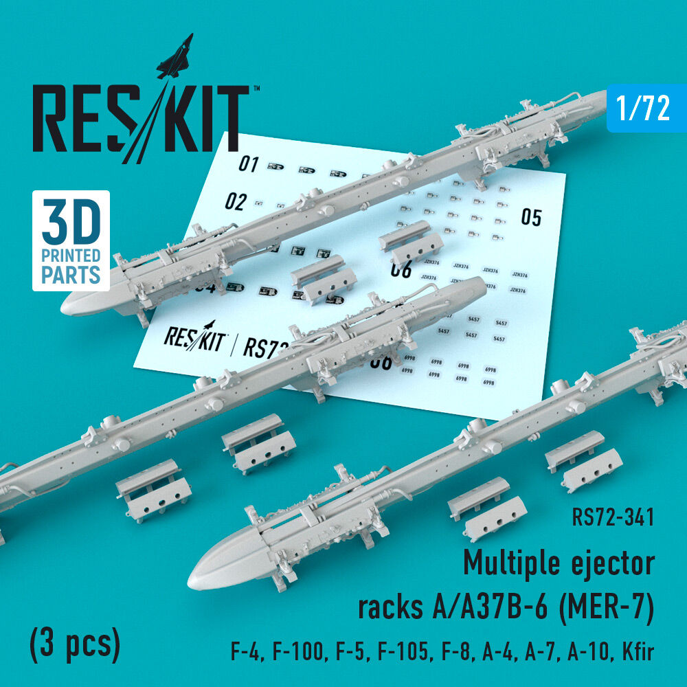 Multiple ejector racks A/A37B-6 (MER-7) (3 pcs) (F-4, F-100, F-5, F-105, F-8, A-4, A-7, A-10, Kfir)