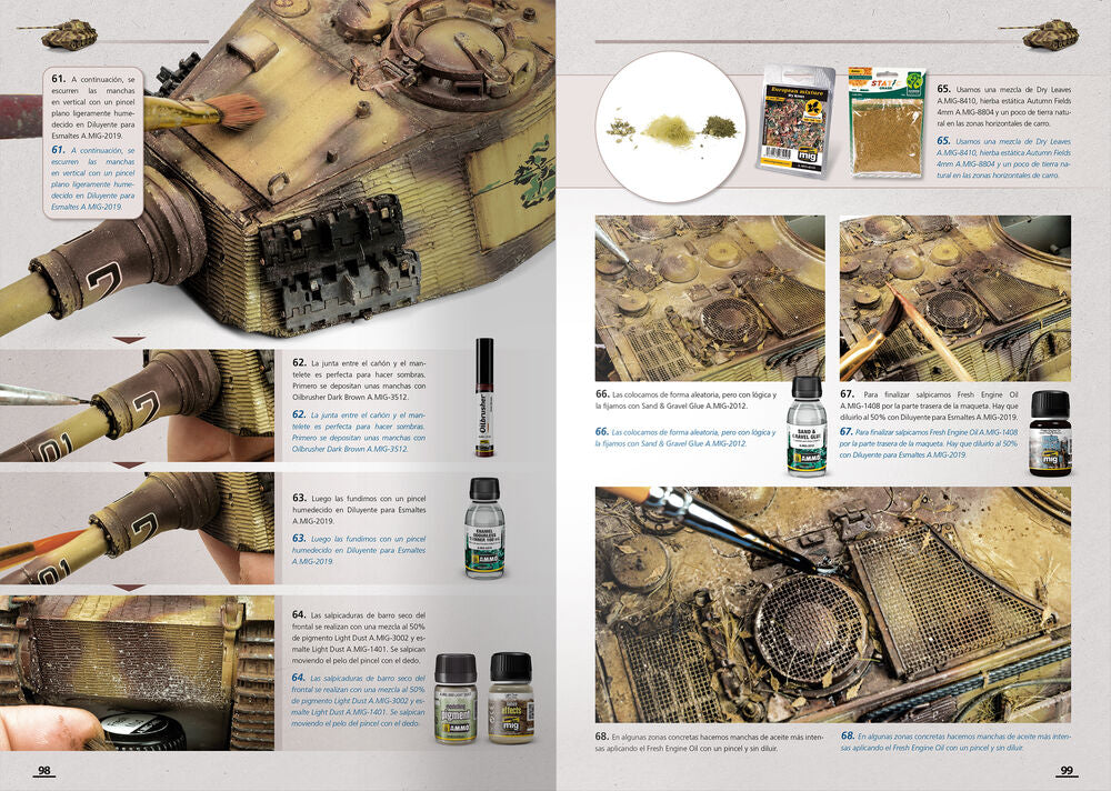 How to Paint Mid WWII German Tanks (FEB 1943 - SEP 1944) (English, Spanish)