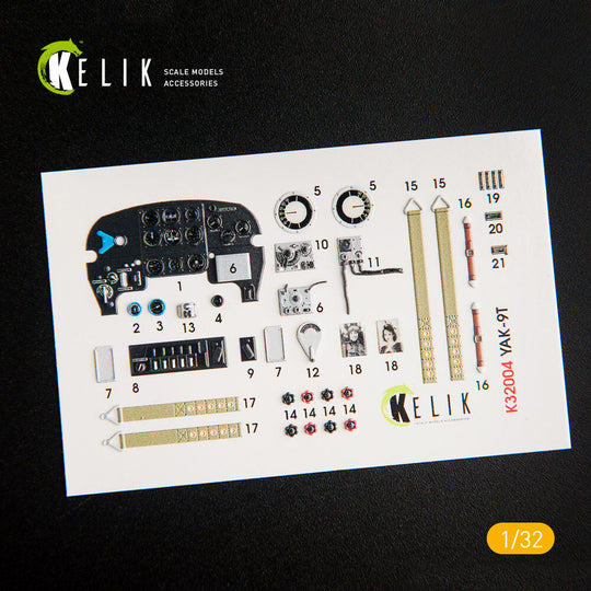 Yak-9T interior 3D decals for ICM kit