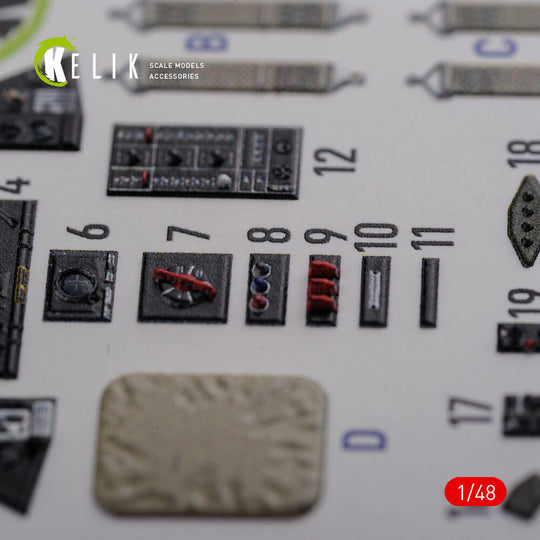 TBF-1C interior 3D decals for Academy kit