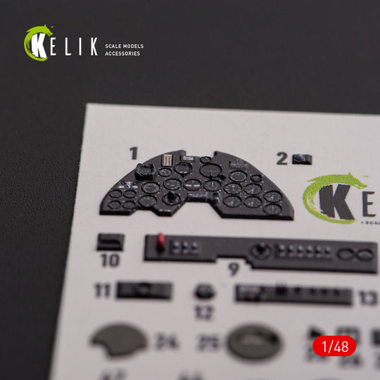 ?-38F Lightning - interior 3D decals for Academy kit