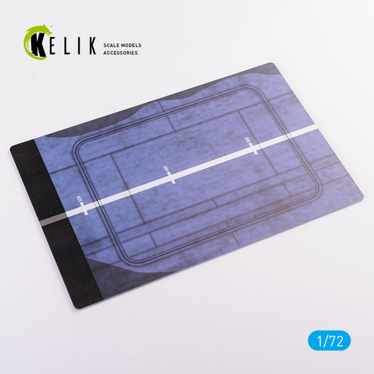 HMS Indomitable Front Lift 1942  - Base - Acrylic 3 mm (280 x 180 mm) (170 g)