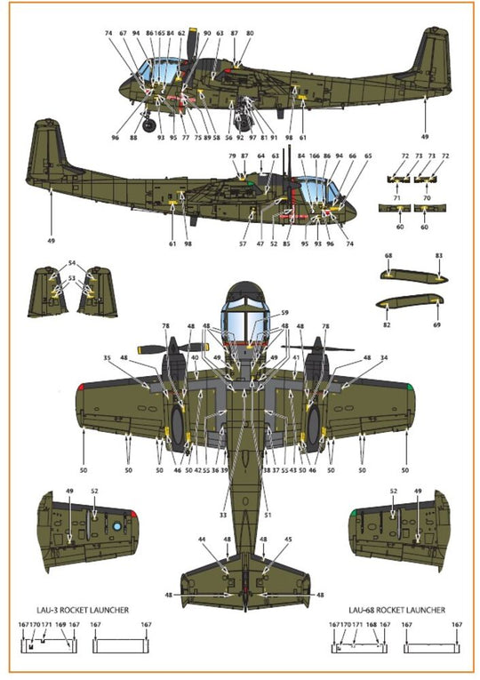 OV-1 A/JOV-1A Mohawk decal set
