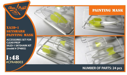 XA2D-1 Skyshark painting mask for CP kit CP4802