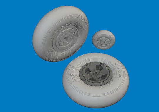 Spitfire Mk.VIII wheels 4spoke  AIRFIX