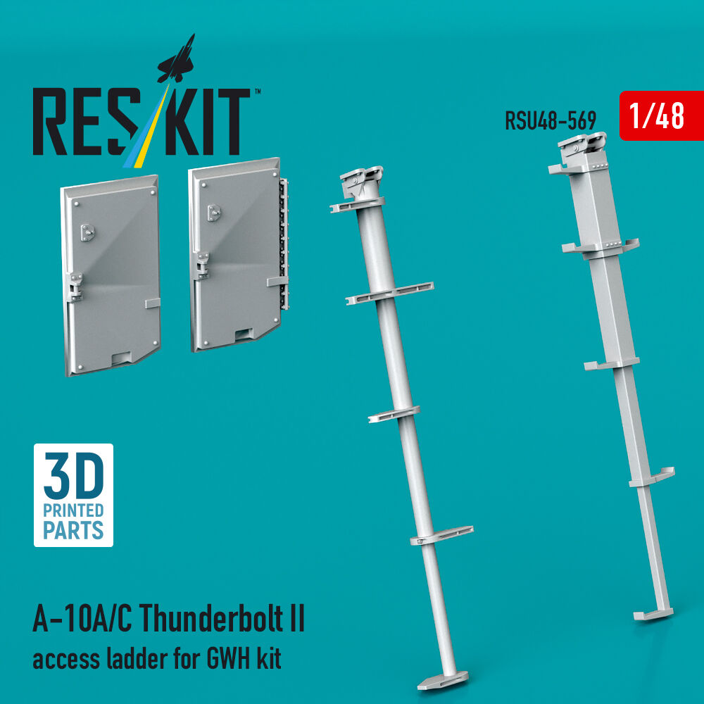 A-10A/C Thunderbolt II access ladder for GWH kit (3D Printed)