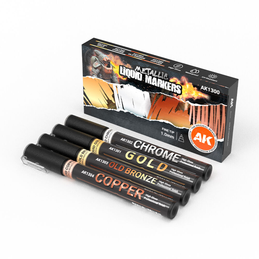 METALLIC Markers (4 references) SET