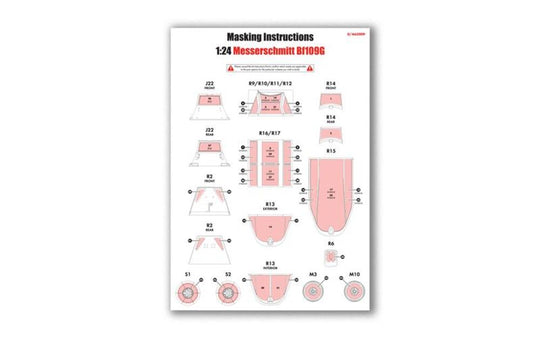 Masking Set Messerschmitt Bf109G-5/G-6