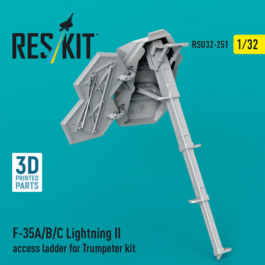 F-35A/B/C Lightning II access ladder for Trumpeter kit (3D Printed)