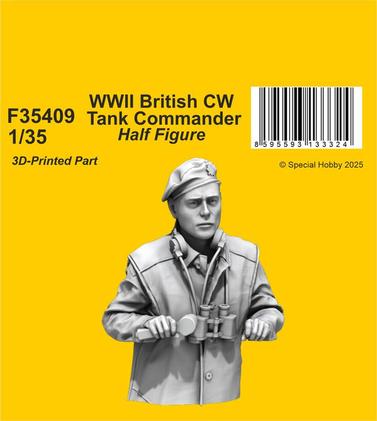 WWII British CW Tank Commander / Half Figure