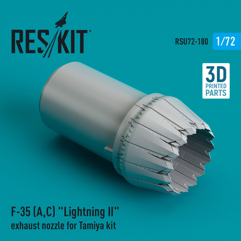 F-35 (A,C) Lightning II exhaust nozzle for Tamiya kit (3D Printed)