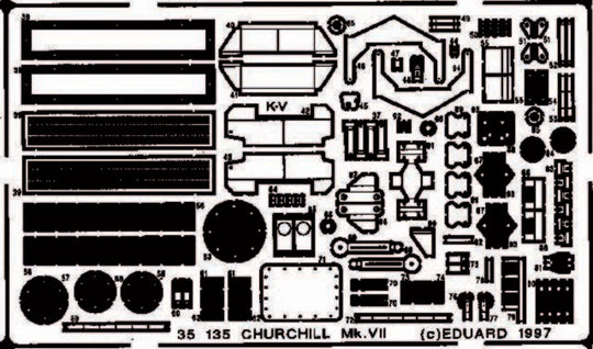 Churchill Mk.VII Detailbausatz Außen
