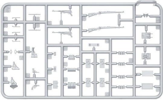 German Checkpoint. 3t Cargo Truck 3,6-36S & Kfz.1 Type 170VK w/ Feldgendarmerie. Big Set