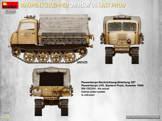 Raupenschlepper Ost RSO/01. Last Prod