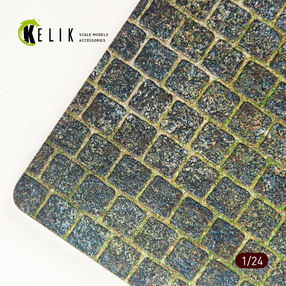 Cobblestone road 1910s-1930s Base - Acrylic 3 mm (280 x 180 mm) (170 g)