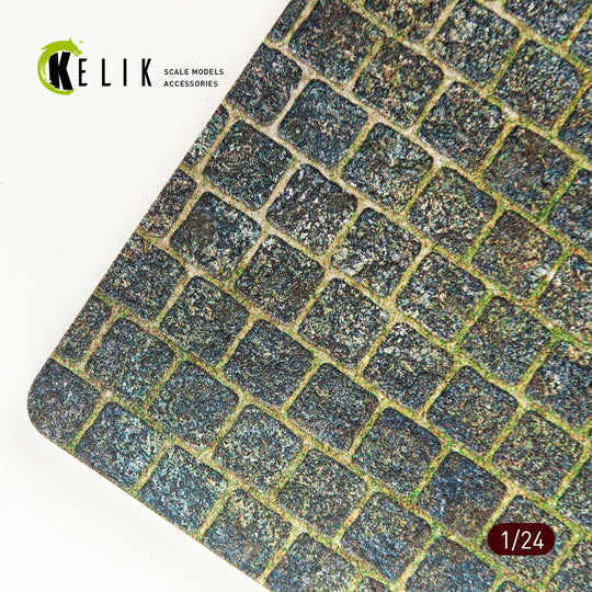 Cobblestone road 1910s-1930s Base - Acrylic 3 mm (280 x 180 mm) (170 g)