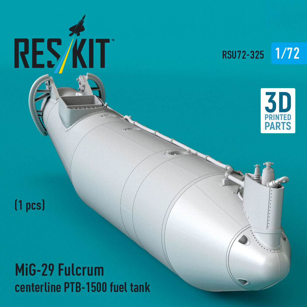 MiG-29 Fulcrum centerline PTB-1500 fuel tank (1 pcs) (3D Printed)