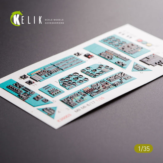 Mi-8MT/Mi-17 interior 3D decals for Trumpeter kit