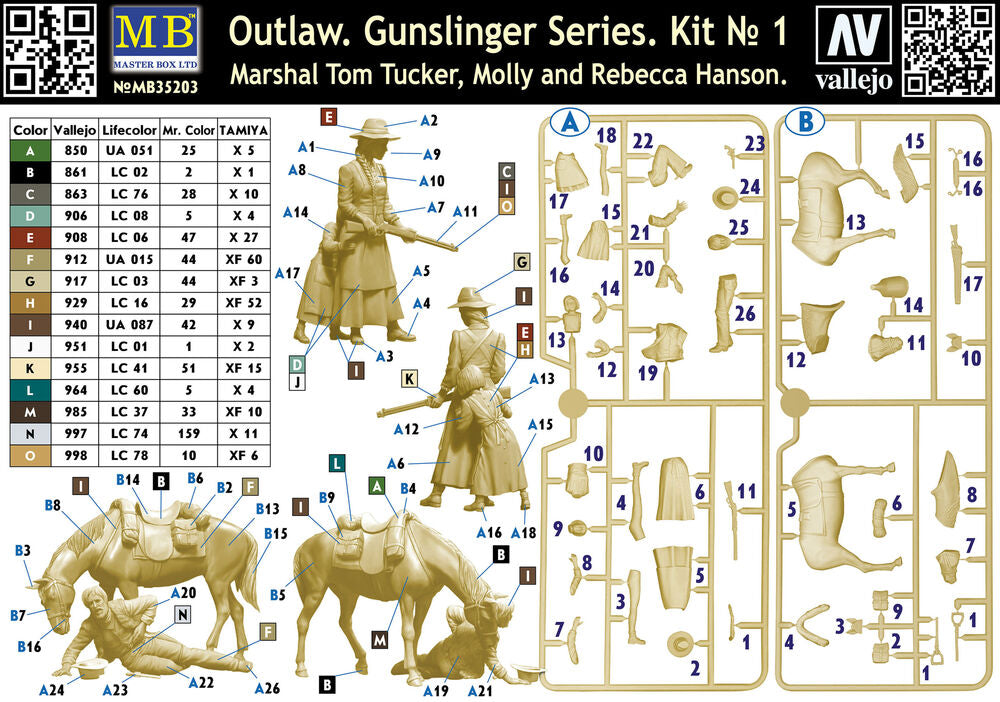 Outlow. Gunslinger series Kit No.1. Marshal Tom Tucker,Molly a.RebeccaHanson