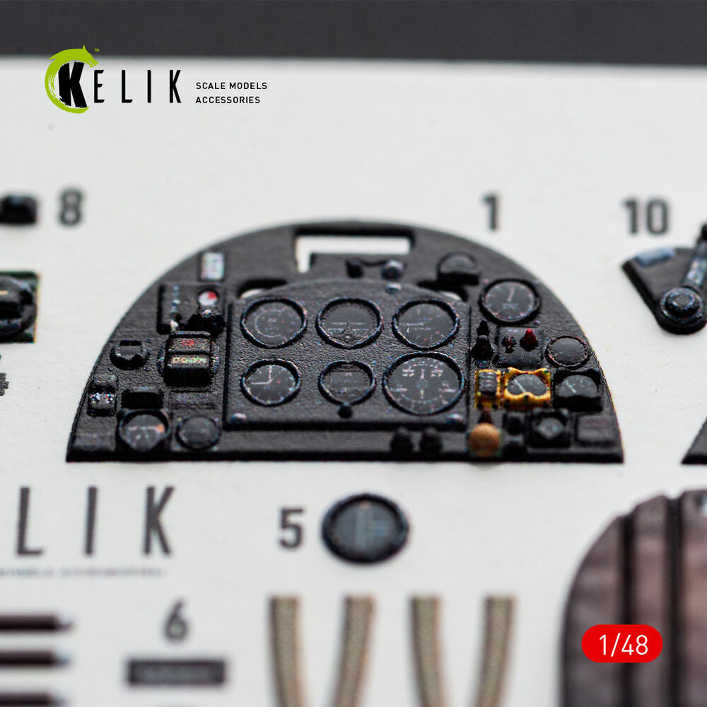 Spitfire TR.9 - interior 3D decals for Airfix
