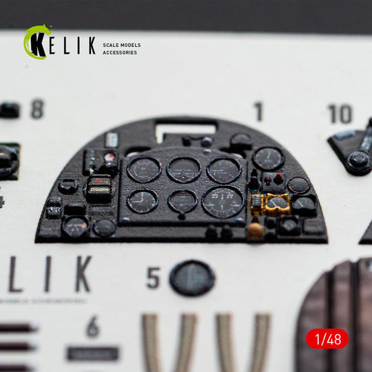 Spitfire TR.9 - interior 3D decals for Airfix